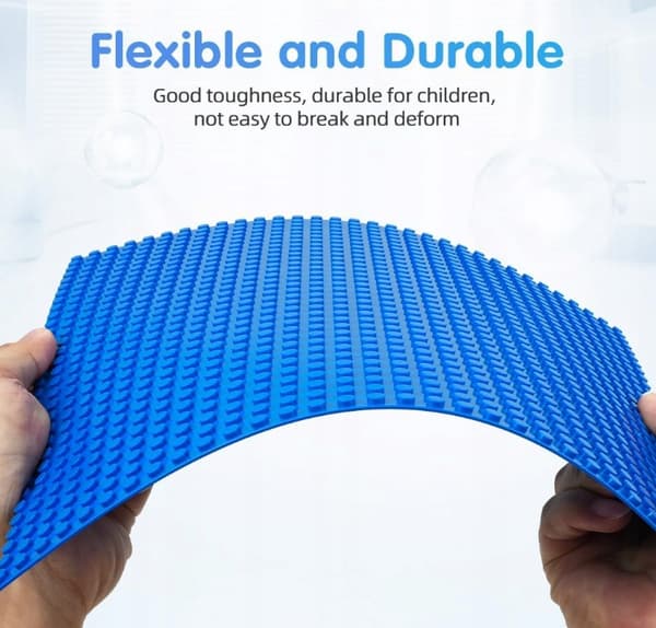 10x CONSTRUCTION PLATES FOR BUILDING BLOCKS, 25.5 x 25.5 cm – BASE PLATE FOR BUILDING BLOCKS