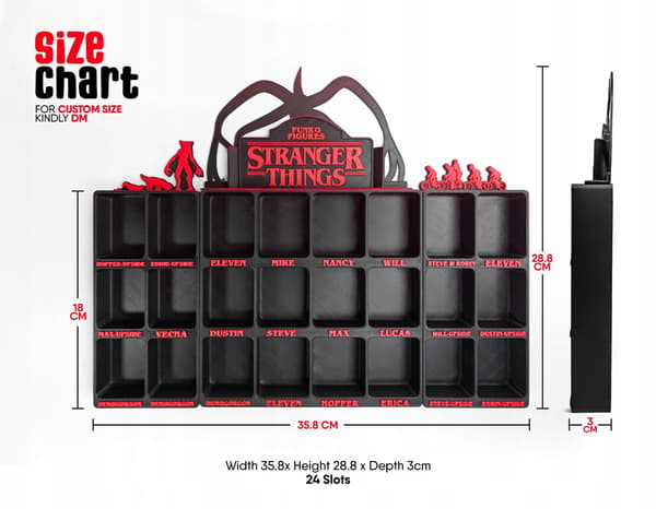 Collectors’ figurine shelf – Retro sci-fi style display organiser