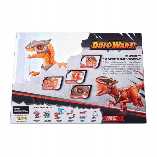 ZURU Dino Wars Raptor ROBOT DINOSAUR