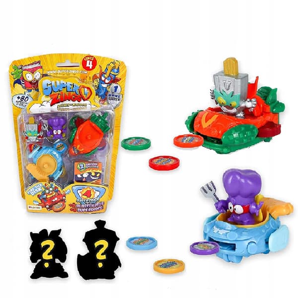 SUPER ZINGS SERIES 4: BLASTERJET – 2 VEHICLES, 4 FIGURES