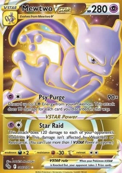 Pokemon Mewtwo VSTAR