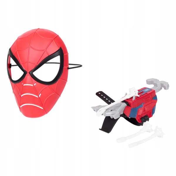 SPIDER-MAN MASK WITH WEB-SHOTTER SET: WEB-SHOOTING COSTUME 2-in-1