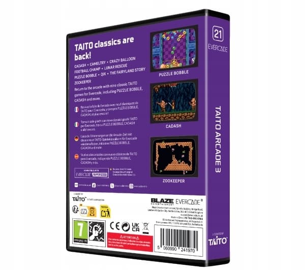 Evercade: Taito Arcade 3 game