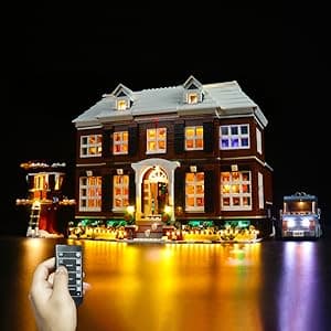 LED lighting set for Home Alone building blocks 21330