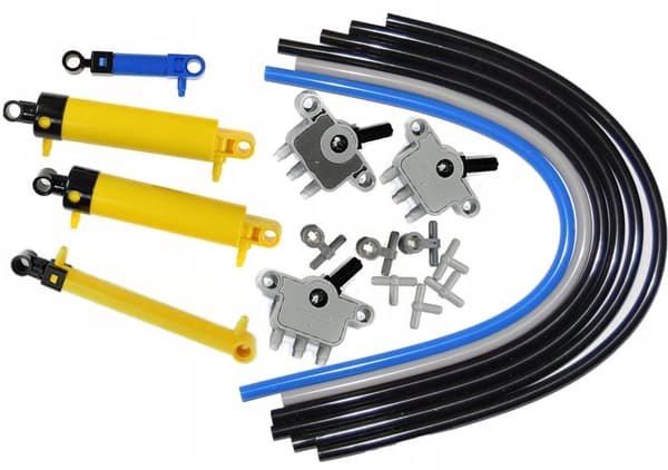 LEGO Pneumatic Elements 3x Actuator & Compressor 26674 6152131 Pneumatic