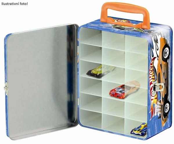 Klein Hot Wheels 18-car storage tin