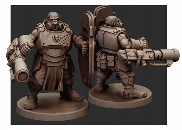 Thugs v1 Red Pilgrim Miniatures 28 mm