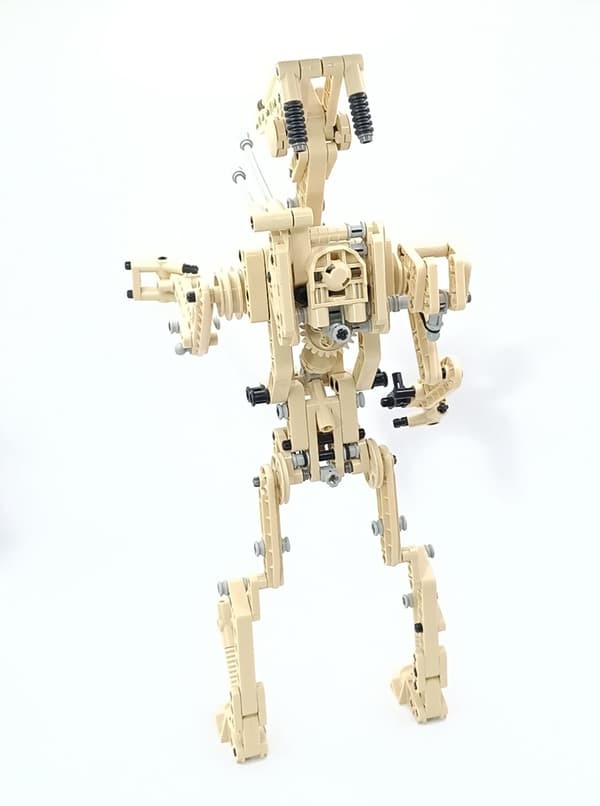LEGO Star Wars 8001 Battle Droid – incomplete