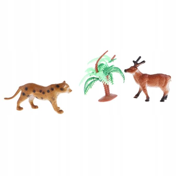 13x Mini Wildlife Animal Models Playset: Deer – Learn