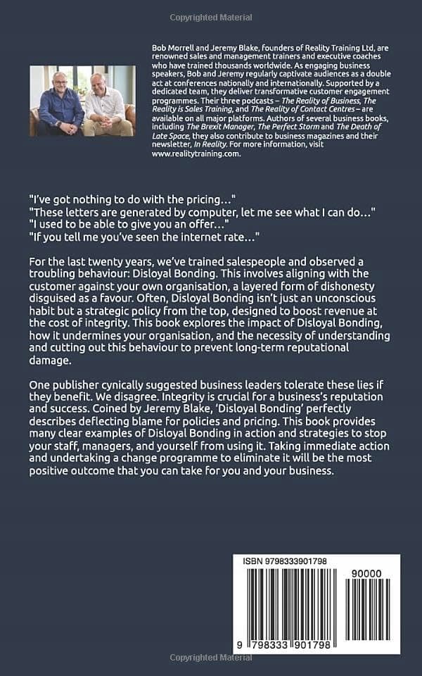 Morrell, Bob: ‘Whose Side Are You On?’, Disloyal Bonding & Strategic Lies