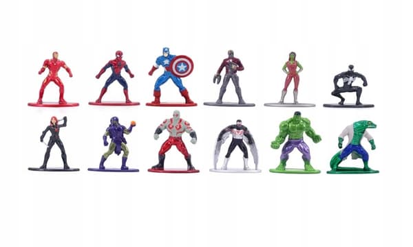 2x JADA MARVEL METAL FIGURINE 4CM BLINDPACK 6625
