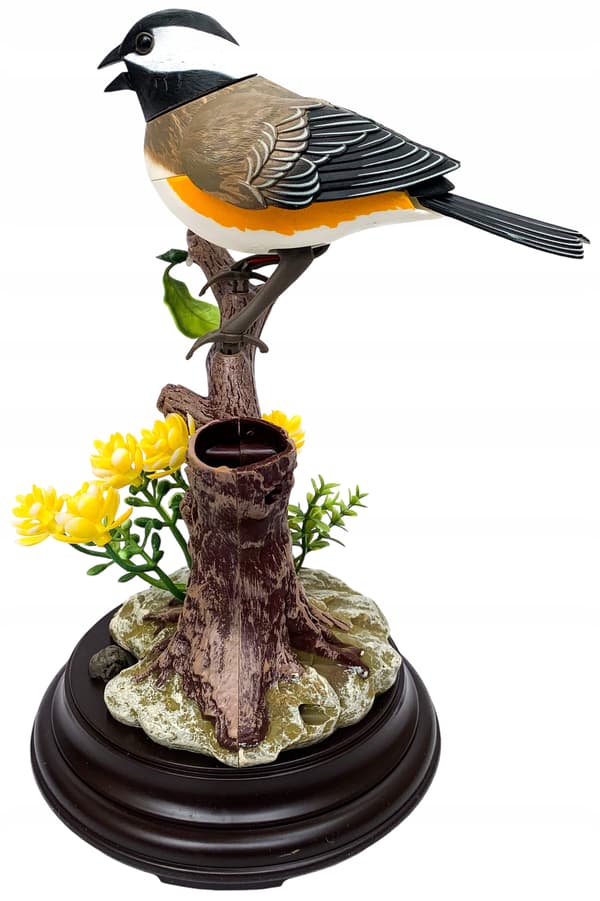 Interactive singing bird with sound, moving, decorative, chirping