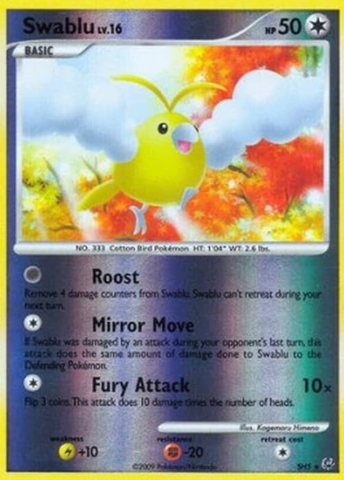 Pokemon Swablu Lv.16