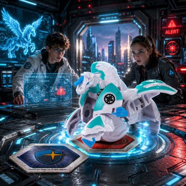 Bakugan Armoured Alliance Pegatrix Figure – Sphere 6+ Gate Trainer Figure