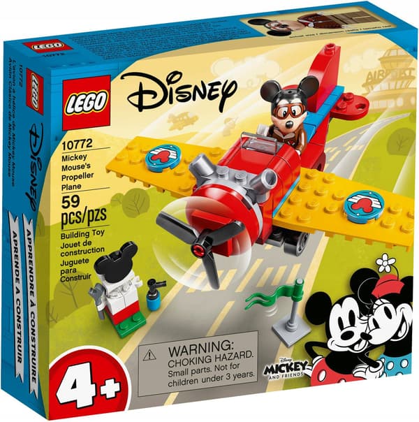 LEGO Disney 10772 – Mickey Mouse Propeller Plane – Mickey Mouse – NEW