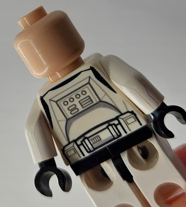 Lego Star Wars minifigure sw0491 Clone Trooper Pilot (Phase 1) DEFECT /