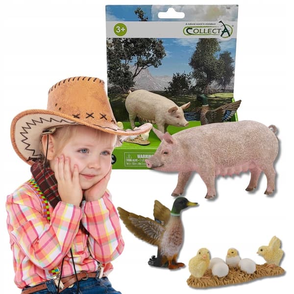 Collecta Farm Animals Set, Farm Animals 3+