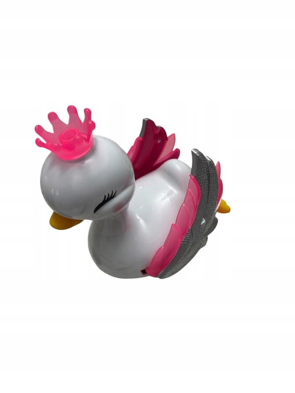 Interactive electric toy – a swan with a floating ball and lights