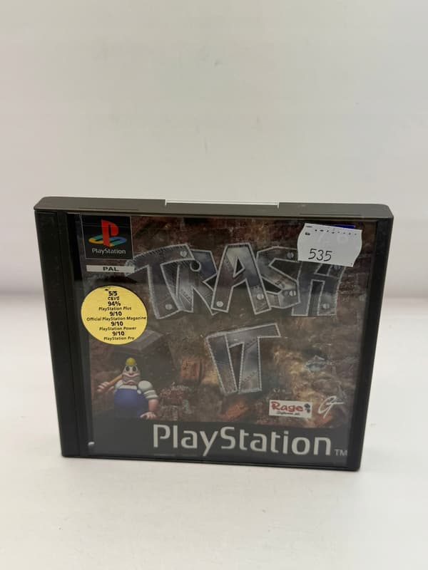 TRASH IT PSX PS2 SONY PLAYSTATION 1 BOXED