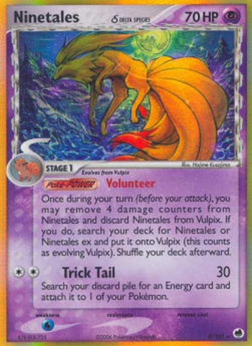 Pokemon Ninetales δ Delta Species