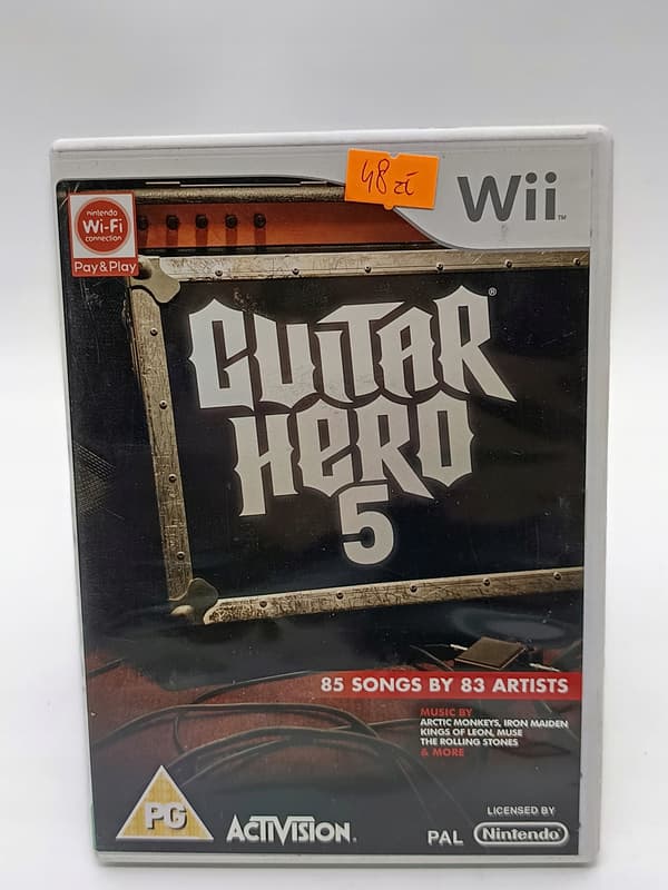 GUITAR HERO 5 for Wii – Nintendo Wii boxed version