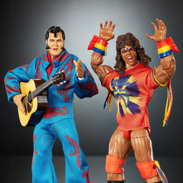 MATTEL WWE Ultimate Honky Tonk Man & Ultimate Warrior Figures