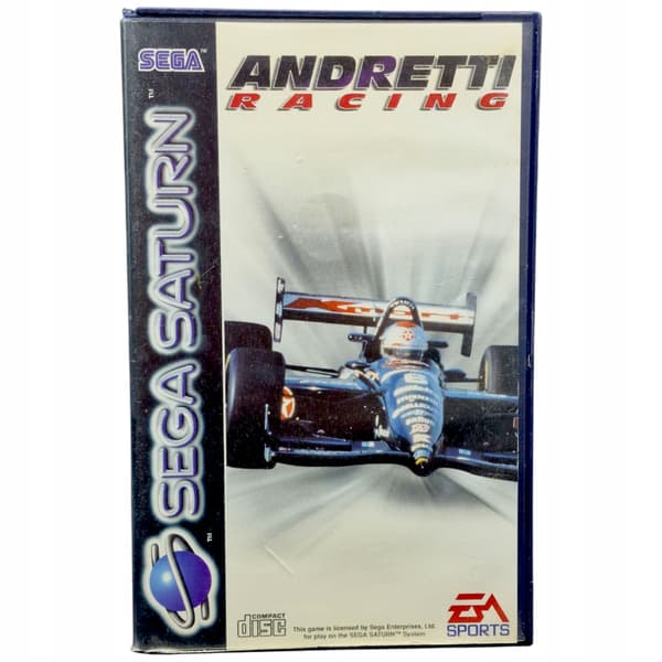 Andretti Racing Sega Saturn / retro racing game