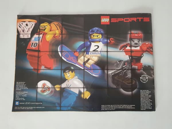 Lego 3432 NBA Challenge box and instructions