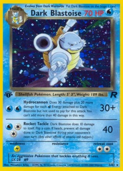 Pokemon Dark Blastoise