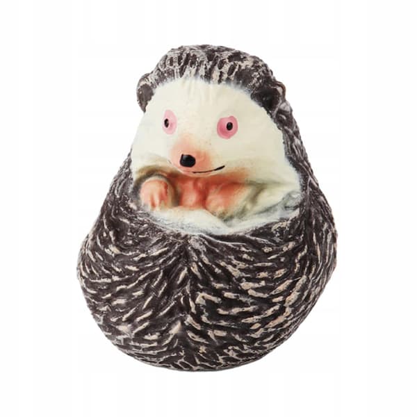 Animal figure simulation: Educational party prop – a hedgehog curled up