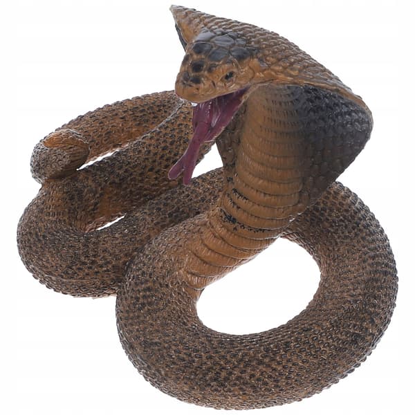DECORATIVE PLASTIC COBRA FIGURINE – EDUCATIONAL TOY FOR CHILDREN