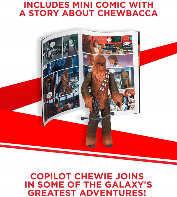 E5651 Star Wars Chewbacca Figurine + Mini Comic