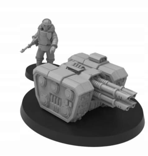 Estoc Weapons Platform cannon + crew, Lunar Auxilia