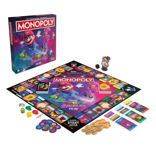 HASBRO GAME Monopoly Super Mario Bros, a Hasbro game