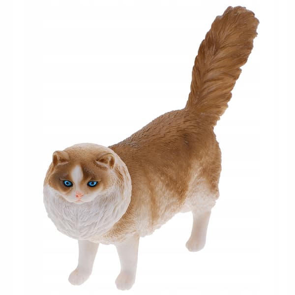 PLASTIC CAT FIGURINE FOR DECORATION AND CHILDREN’S PLAY