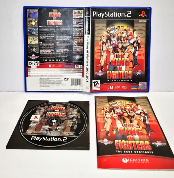THE KING OF FIGHTERS 2000–2001 PS2 DISC + DATABASE