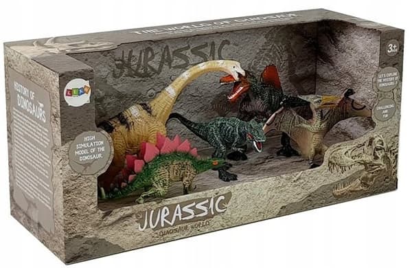 SET OF 5 DINOSAUR FIGURES