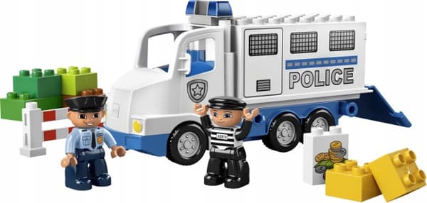 LEGO Duplo 5680 Police Lorry – second-hand set, 100% complete