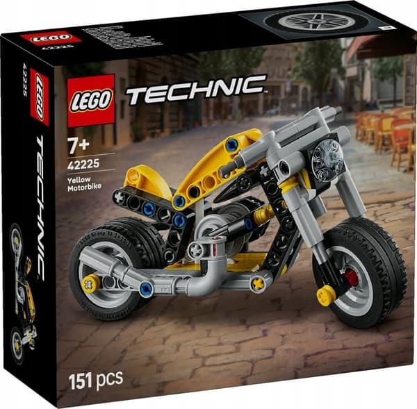 LEGO Technic – Yellow Motorbike – 42225