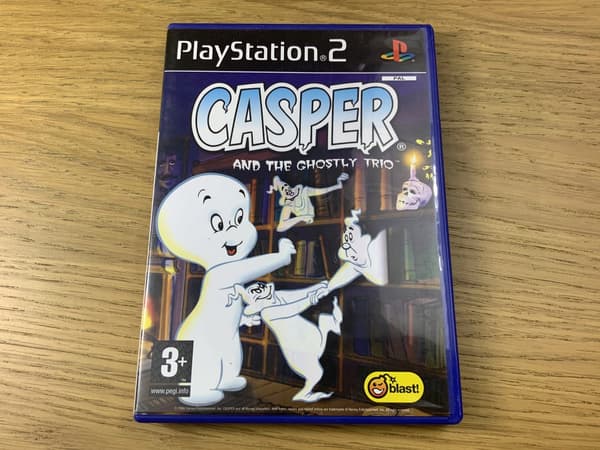 CASPER AND THE GHOSTLY TRIO – complete set: BDB PS2 disc