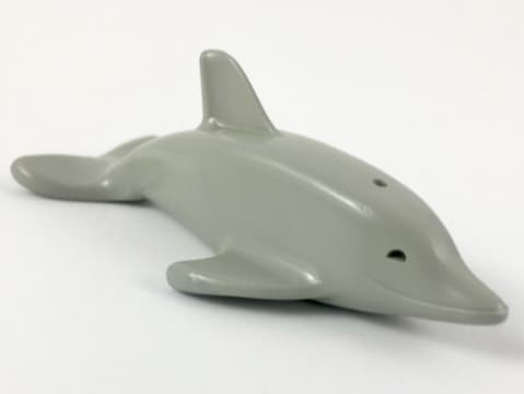 LEGO 6228B DOLPHIN light grey OLD, 1 item, second-hand