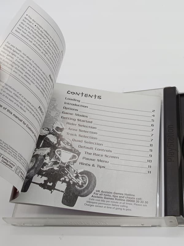 ATV QUAD POWER RACING for PlayStation (PSX) – boxed