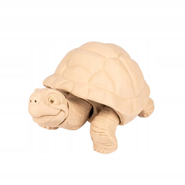 Turtle | 3D pop-up colouring book + paints and a paintbrush