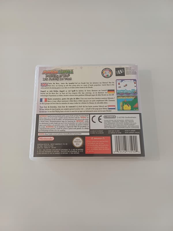 Mario & Luigi: Partners in Time – Nintendo DS boxed version