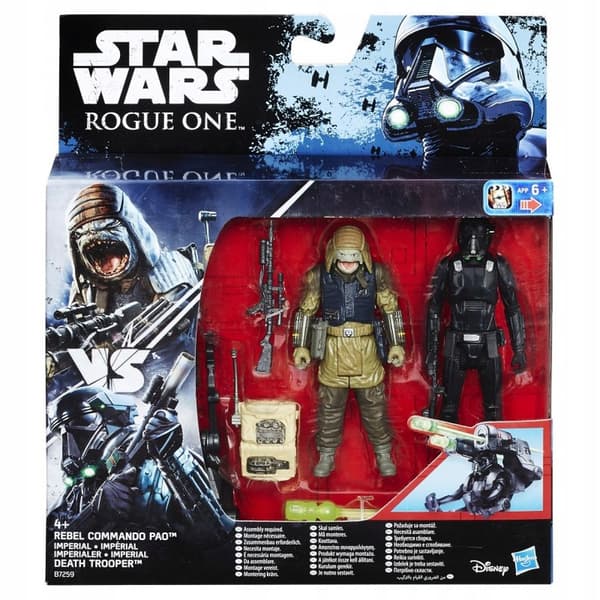 Hasbro Star Wars Rogue One Death Trooper Commando Pao Figures