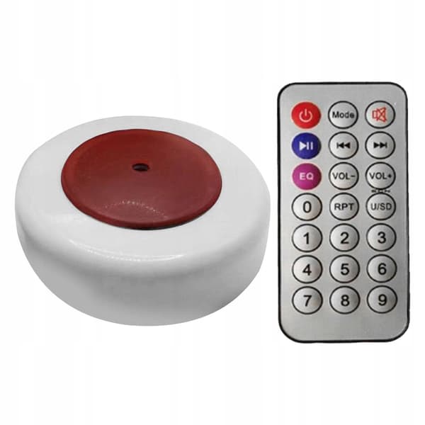 Funny Kids Gift Gag Sound White Round Remote-Controlled Wobbler
