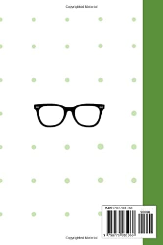 Frog with Glasses Notebook: A cool, ribbiting quote on a 6x9 notebook with 1