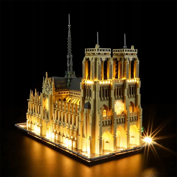 Lighting set for LEGO Architecture Notre-Dame in Paris 21061