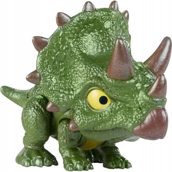 JURASSIC WORLD SNAP SQUAD TRICERATOPS FIGURINE