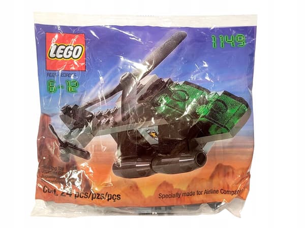 Lego Town 1149 Combat Helicopter – Creator polybag, MISB, 2002